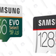 Samsung EVO Select U3 MicroSD Cards 32GB-256GB | $10-$73 | Amazon
Samsung Pro Endurance MicroSD Cards 32GB-128GB | $19-$60 | Amazon
